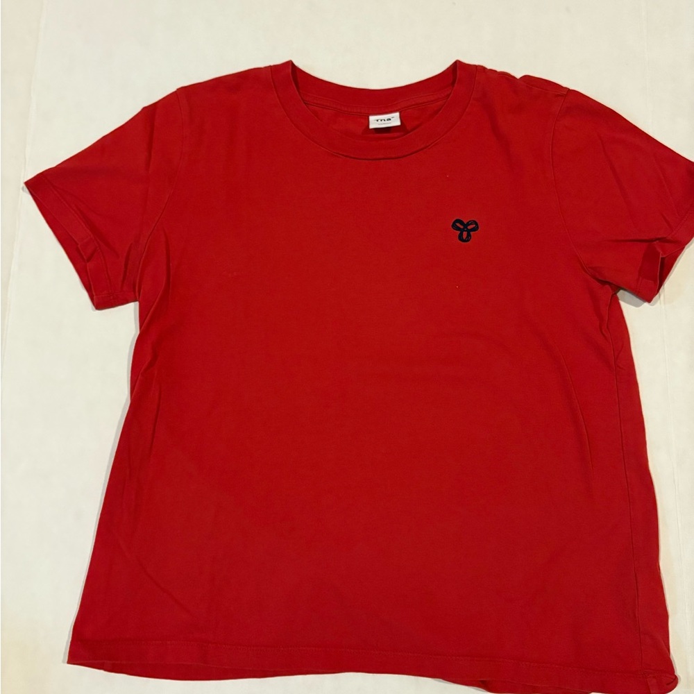 TNA Aritzia Red Short Sleeve Tee